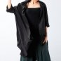 2018 Celmia Vintage Women Lapel Neck Buttons Down Long Sleeve Irregular Hem Long Blouse Cardigan Bag
