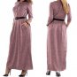 Big Size L-6XL Maxi Long Dress Fashion Women Dress 2017 Autumn Winter Party Dress Vintage Oversize V