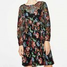 Fashion Brand Women Floral Embroidery Dress O Neck Long Sleeve Sexy Perspective Summer Dresses Plus 