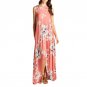 Boho Floral Printed Irregular Summer Dresses 2017 Beach Women Long Maxi Dress Sexy Loose Sundress Ve