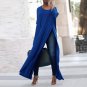 2018 CELMIA Sexy Plus Size S 5XL One Shoulder 3/4 Sleeve Loose Basic Tops Women Casual Splits High L