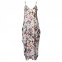 Spaghetti Strap Summer Dress Printed Loose Maxi Dress Plus Size 3XL 2017 Sexy Irregular Women Boho V