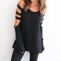 Women Blouse Shirt New Spring Autumn Fashion Off Shoulder Solid Blusas Long Sleeve Shirt Hollow Out 