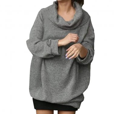 Creative Design Women Turtleneck Long Sleeve Female Pullover t-shirts top cropped for Ladies plus si