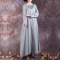 Winter Women Maxi Long Dress 2018 Autumn Long Sleeve Plus Size Female Dresses Casual Round Neck Loos