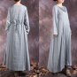 Winter Women Maxi Long Dress 2018 Autumn Long Sleeve Plus Size Female Dresses Casual Round Neck Loos
