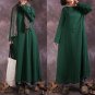 Winter Women Maxi Long Dress 2018 Autumn Long Sleeve Plus Size Female Dresses Casual Round Neck Loos