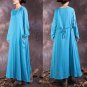 Winter Women Maxi Long Dress 2018 Autumn Long Sleeve Plus Size Female Dresses Casual Round Neck Loos