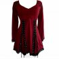 2017 Women Sexy Long Blouses Tops Ladies V Neck Long Sleeve Lace Up Splice Blusas Shirts Casual Soli