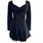 2017 Women Sexy Long Blouses Tops Ladies V Neck Long Sleeve Lace Up Splice Blusas Shirts Casual Soli