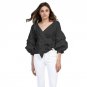 2XL Sexy Puff Sleeve Blouse Blusas White Shirts Women Kimono Elegant Blouse Plus Size Women Blouses