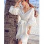 2XL Sexy Puff Sleeve Blouse Blusas White Shirts Women Kimono Elegant Blouse Plus Size Women Blouses