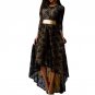 2017 New arrival Summer Women Sexy Irregular Long Sleeve Lace Dresses O-neck Maxi Party Dress Plus