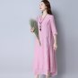 2017 Women Summer Maxi Long Dress Party Casual Elegant Loose Fashion Sheer Sexy Ladies Shift Shirt D