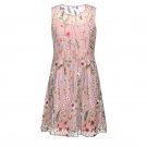 LASPERAL Elegant Fashion Lace Tank Dress Women Patchwork Floral Embroidery Dress Femme Summer Sexy P