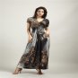 Plus size holiday maxi long summer leopard dress women clothing 2017 elegant Boho beach tunic sundre