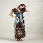 Plus size holiday maxi long summer leopard dress women clothing 2017 elegant Boho beach tunic sundre