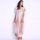 2017 Summer Women Long Maxi Dress Plus Size Short Sleeve Sexy Casual Beach Robe Side Split Gown Eleg