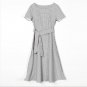 2017 Summer Dress Polka Dot Vintage Dress Short Sleeve Sexy Women Midi Dress Casual Party Dresses Ve
