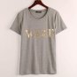 Plus Size XS-4XL Fashion Summer T Shirt Women VOGUE Printed T-shirt Women Tops Tee Shirt Femme New A