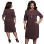 5XL 6XL Large Size 2017Blue Red Green Straight Dresses Plus Size Women Clothing Vestidos  Summer Dre