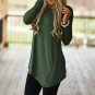 Female Irregular Blouses 2017 Tunic Shirt Autumn Winter Women Long Sleeve Shirts Loose Botton Solid