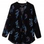 Plus Size Blusas Women Floral Printing Blouse Spring Autumn Style Ladies Long Sleeve V neck Loose Sh