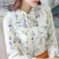 Blusas Women Tops Blouses Ladies Chiffon Long Sleeve Floral Shirt Women Slim Camisas Mujer Plus Size