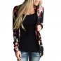 Autumn Women Casual Outwear Boho Irregular Long Sleeve Wrap Cardigans Loose Floral Print Basic Coats