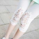 S- 7XL plus size leggings women leggings lace decoration white leggings size 7XL 6XL 5xl 4xl 3xl xxl