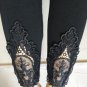 S- 7XL plus size leggings women leggings lace decoration white leggings size 7XL 6XL 5xl 4xl 3xl xxl