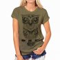 CDJLFH 2017 Summer Top Shirts Women T Shirt Graffiti Print Tshirt Plus Size T-shirt Tees Tops Fashio