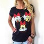CDJLFH 2017 Summer Top Shirts Women T Shirt Graffiti Print Tshirt Plus Size T-shirt Tees Tops Fashio