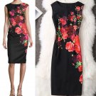 Fenghua Summer Dress 2017 Women Casual Sexy Vintage Party Pencil Bodycon Office Dress Plus Size Dres
