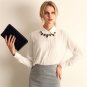5 Colors Work Wear 2017 Women Shirt Chiffon Blusas Femininas Tops Elegant Ladies Formal Office Blous