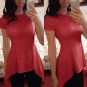 9 Colors S-4XL Celmia Plus Size Blusas 2018 Spring Tops Women Short Sleeve Blouse Sexy Tunic Peplum