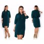 Big Size 2018 New Summer Dresses Fashion Women Irregular Casual Black Mini Shirt Dress Plus Size Wom