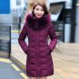 Women Parkas 2017 New Winter Thick Long Jackets Ladies Faxu Fur Collar Hooded Warm Cotton Coat Plus 