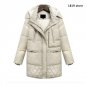 Hot Sale Autumn And Winter Womens Long Duck Down Coats Jacket Wool Goose Light Feather Snow Coat Plu