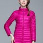 S-4XL Winter thin down coat female light ultra-thin plus big size women lady slim casual warm coat o