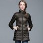 S-4XL Winter thin down coat female light ultra-thin plus big size women lady slim casual warm coat o