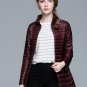 S-4XL Winter thin down coat female light ultra-thin plus big size women lady slim casual warm coat o