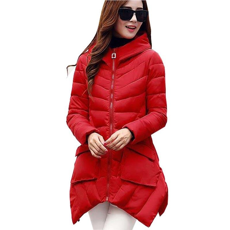 women cotton coat winter cloak warm long cotton coat hooded plus size loose parka jacket thicken cot