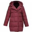 Women Long Winter Cotton Jacket 2017 New Fashion Plus Size Loose Parka Ladies Thicken Hooded Collar 