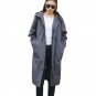 Plus Size Trench Coat 2017 Spring Autumn Women Coats Hooded Collar Zipper Up European Style Long Out
