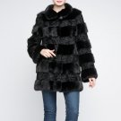 S-4XL plus size winter new imitation fox fur stitching coat Middle East luxury women\'s faux fur jac