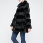 S-4XL plus size winter new imitation fox fur stitching coat Middle East luxury women\'s faux fur jac
