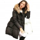 Ryanzhan 2017 New Winter Plus Size 5xl Parka Women Jacket Long Cotton Padded Faux Fur Hoodies Coat J