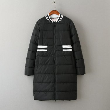 Women Jackets Coats Winter Wadded Jacket Black Female Outerwear Casual Down Cotton Wadded Coat Women