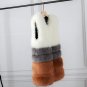 XS-3XL plus size Winter New fashion brand Fake fox fur jacket women\'s warm stitching color thicker
